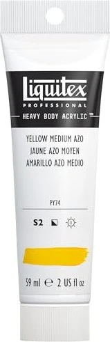 Liquitex Professional Heavy Body Acrylic yellow medium azo, 59ml