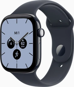 Apple Watch Series 12 (GPS + Cellular) 46mm Keramik nachtblau mit Sportarmband M/L navyblau (MJH44ZR/A)