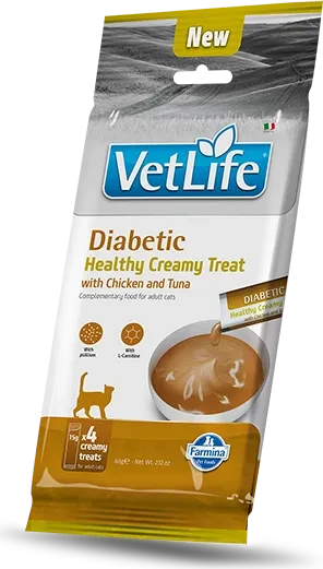 Farmina Vet Life, Diabetic Cream, mit Huhn und Thunfisch, 60g
