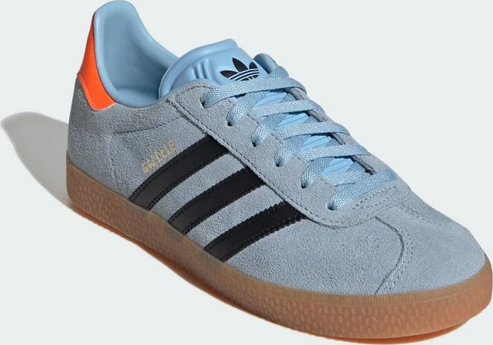 adidas Gazelle clear sky/core black/solar orange (Junior)
