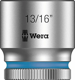Wera 8790 HMB Zyklop Außensechskant Steckschlüssel 3/8" zöllig, 13/16"x30mm