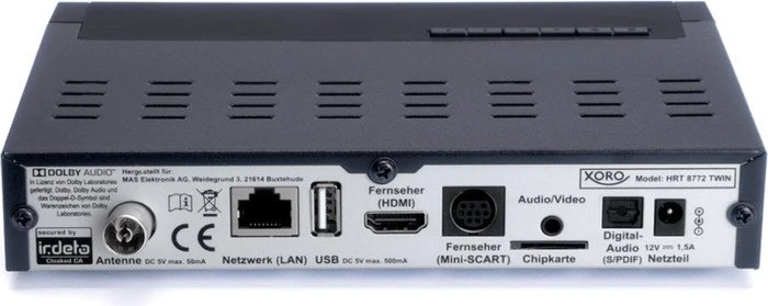 Xoro HRT 8772 TWIN, festplattenvorbereitet