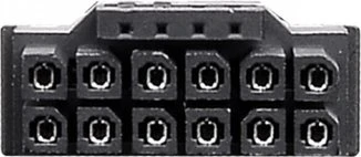 Thermaltake Sleeved PCIe Gen 5 Splitter Cable, 600W PCIe 5.0 12VHPWR, 2x 8-Pin PCIe Stecker auf 16-Pin PCIe 5.0 12VHPWR Stecker, Adapterkabel, schwarz, 60cm