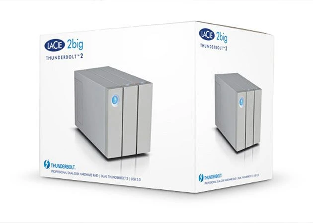 LaCie 2big Thunderbolt 2, 16TB, USB-B 3.0/Thunderbolt 2 / Mini DisplayPort 1.2