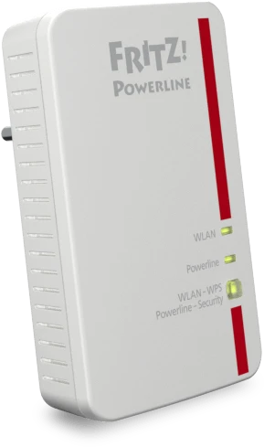 FRITZ! FRITZ!Powerline 1240E Kit, Powerline/WLAN-Access Point und Powerline-Adapter Set, 2er-Bundle