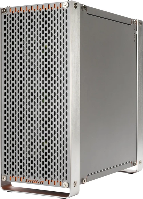 In Win Dubili Titanium Grey DIY Edition, modular, grau, Glasfenster