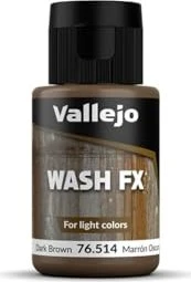 Vallejo Model Wash 514 dark brown, 35ml