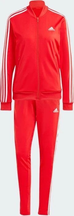 adidas Essentials 3-Streifen Trainingsanzug better scarlet/white (Damen)