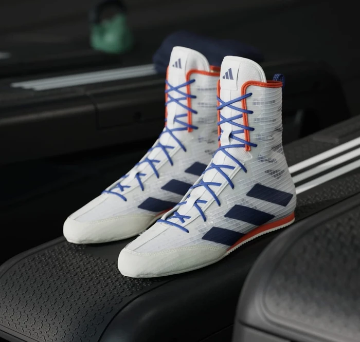 adidas Box Hog 4 cloud white/dark blue/royal blue