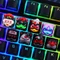 Ducky x Hot Keys Project Ducky League Keycap Dark Edition - Rocket, Kunstharz (Resin), rot/grau/schwarz, 1 Taste Vorschaubild