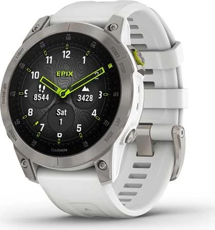 Garmin epix 2 Sapphire white titanium
