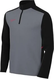 Nike Dri-FIT Football 1/4-Zip Funktionsshirt langarm cool grey/black/bright crimson (Junior)