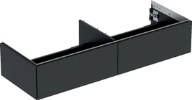 Geberit ONE Unterschrank für Aufsatzwaschtisch, mit zwei Schubladen, 135cm, lava/lackiert matt