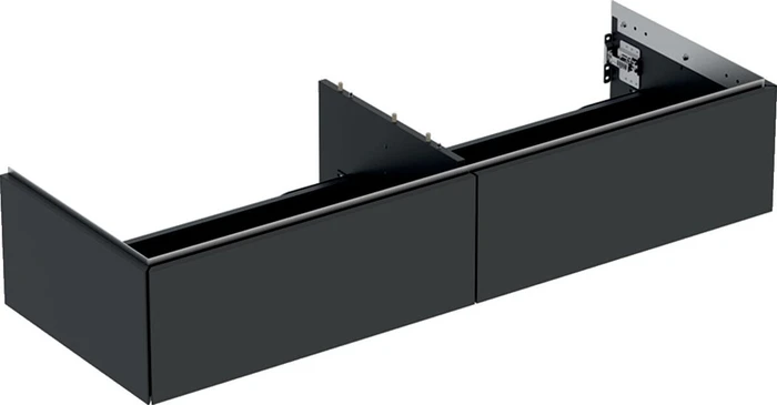 Geberit ONE Unterschrank für Aufsatzwaschtisch, mit zwei Schubladen, 135cm, lava/lackiert matt