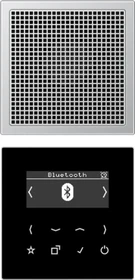 Jung Serie LS Smart Radio DAB+ Bluetooth Set Mono, aluminium