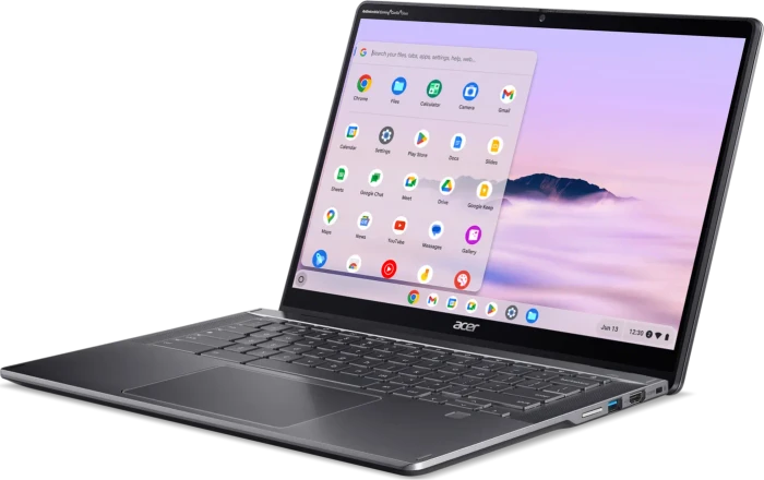 Acer Chromebook Plus Enterprise Spin 514 CPE594-1N-TCO-33Z8, Steel Gray, Core 3 100U, 16GB RAM, 128GB SSD, DE