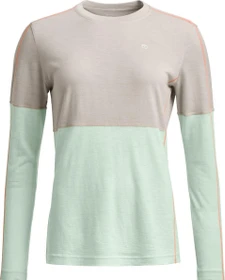 Ortovox 185 Rock'N'Wool Funktionsshirt langarm white tea (Damen)