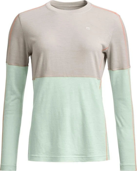 Ortovox 185 Rock'N'Wool Funktionsshirt langarm white tea (Damen)