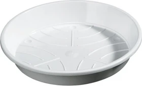 Geli Kunststoff-Blumentopfuntersetzer rund 16cm weiß