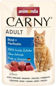 animonda Carny Adult Rind und Perlhuhn, 2.04kg (24x 85g)