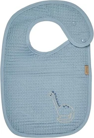 Sterntaler Lätzchen mit Druckknöpfen Dino Rexi blau