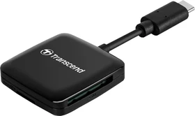 Transcend RDC3 Dual-Slot-Cardreader, USB-C 3.0 [Stecker] (TS-RDC3)