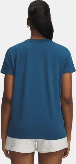 Under Armour Rival Core Funktionsshirt kurzarm wham blue/white (Damen)