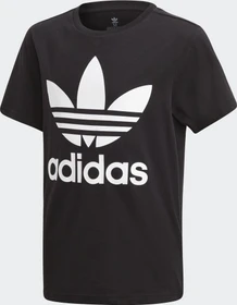 adidas Trefoil T-Shirt kurzarm schwarz/weiß (Junior)