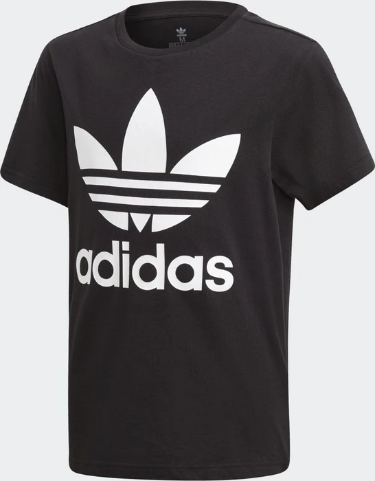adidas Trefoil T-Shirt kurzarm schwarz/weiß (Junior)
