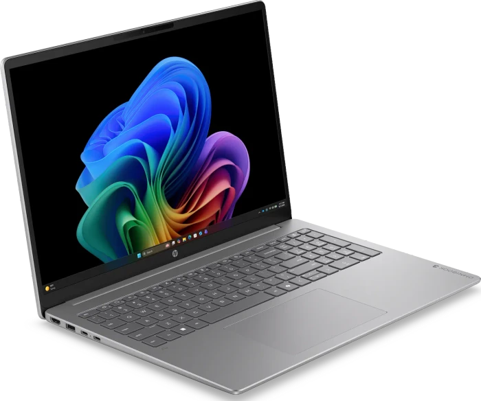 HP OmniBook 5 16-bz0351ngx, Darker Nouvelle Silver, Snapdragon X - X1-26-100, 16GB RAM, 512GB SSD, DE