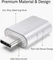 Syntech USB-Adapter, USB 3.0, 5Gb/s, USB-A 3.0 [Buchse] auf USB-C 3.0 [Stecker], Silver, 2er-Pack Vorschaubild