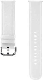 Samsung Leather Band 20mm für die Galaxy Watch Active 2 weiß