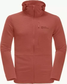 Jack Wolfskin Modesto Hooded Jacke barn red (Herren)