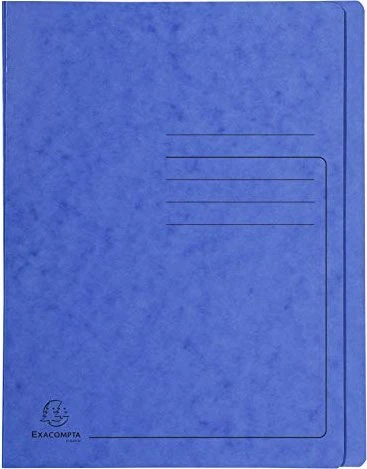 Exacompta Schnellhefter, A4, blau, 25er-Pack