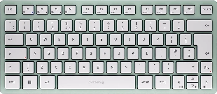 Cherry KW 7100 Mini BT, Agave Green, Bluetooth, UK