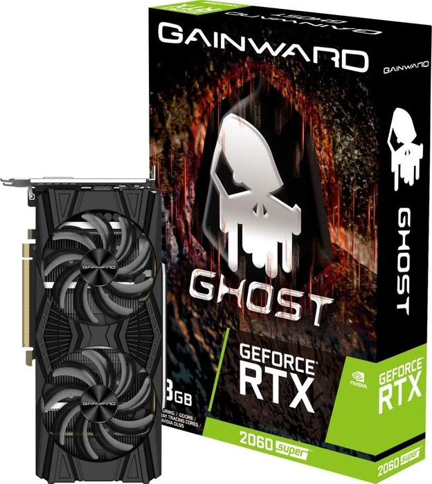 Gainward GeForce RTX 2060 SUPER Ghost, 8GB GDDR6, DVI, HDMI, DP