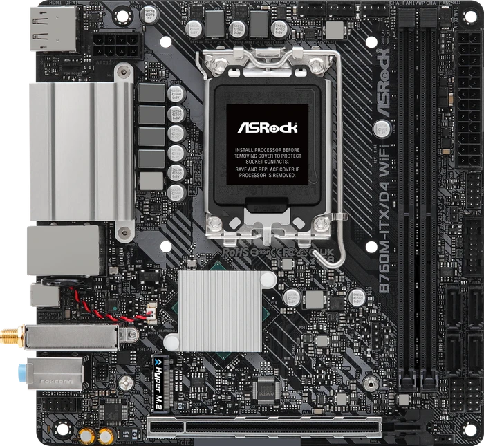 ASRock B760M-ITX/D4 WiFi (Intel 1700)