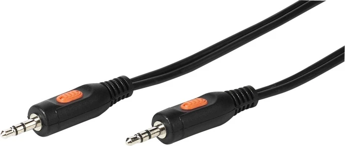 Vivanco Audio Kabel, 3.5mm Klinke [Stecker] auf 3.5mm Klinke [Stecker], 3-polig, schwarz, 1.5m