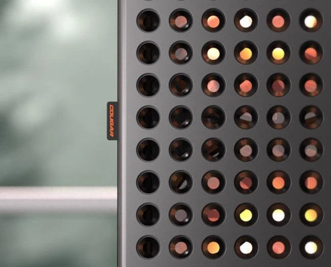 Cougar Airface ECO RGB, schwarz, Glasfenster