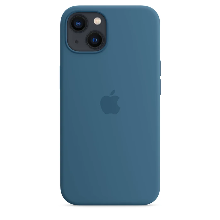 Apple Silikon Case mit MagSafe für iPhone 13 eisblau