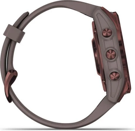 Garmin Fenix 7S Sapphire Solar dark bronze titanium/shale grey