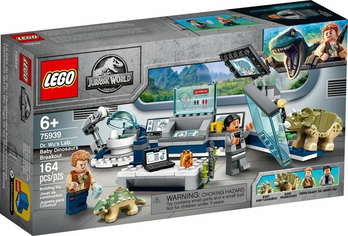 LEGO Jurassic World - Dr. Wus Labor: Ausbruch der Baby-Dinosaurier