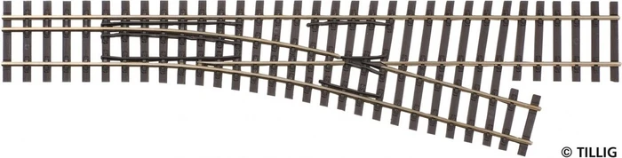 Tillig Bahn - Spur H0 Gleis - Abzweig rechts