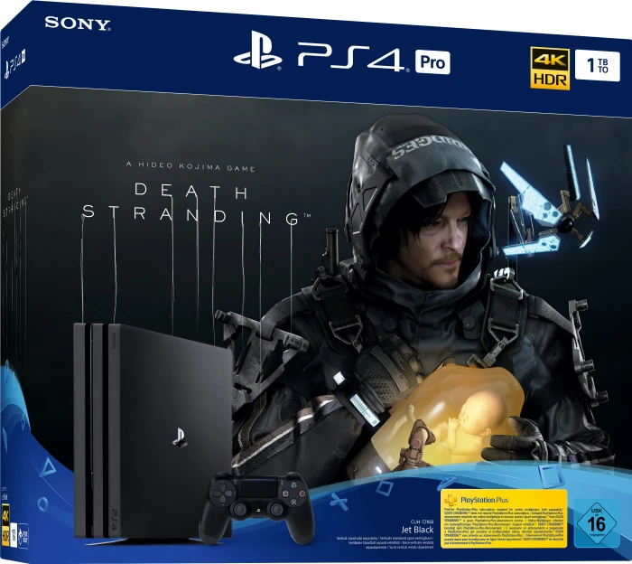 Sony PlayStation 4 Pro - 1TB Death Stranding Bundle schwarz