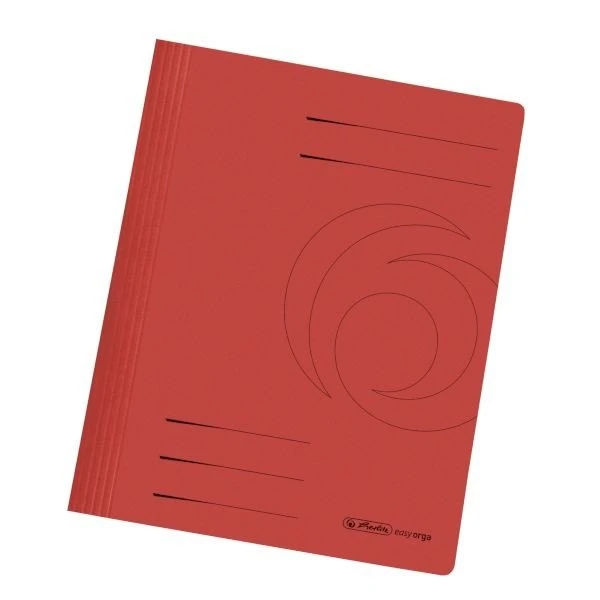 Herlitz Intensiv Schnellhefter Karton, A4, rot