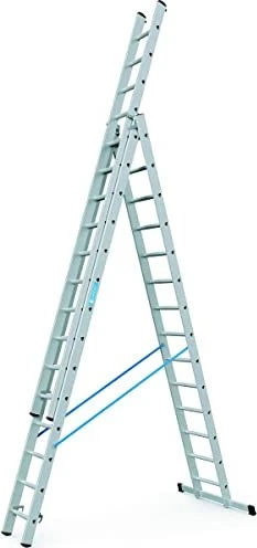 Zarges Skymaster DX 3-tlg. Teleskop-Mehrzweckleiter, 3x 14 Stufen
