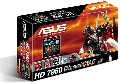 ASUS Radeon HD 7950 DirectCU II, HD7950-DC2-3GD5-V2, 3GB GDDR5, 2x DVI, HDMI, DP