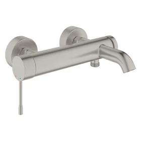 Grohe Essence Einhand-Wannenarmatur 1/2" supersteel
