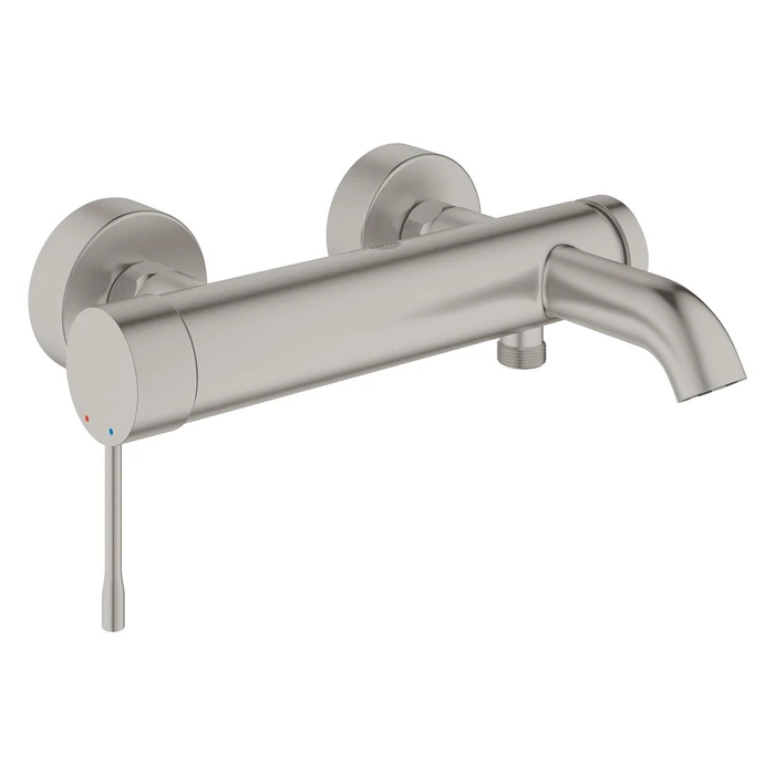 Grohe Essence Einhand-Wannenarmatur 1/2" supersteel