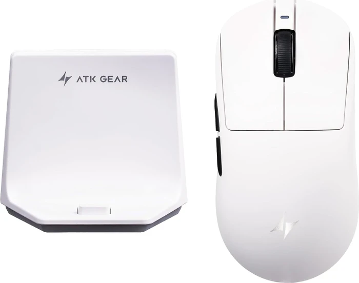 ATK Dragonfly A9 NB Ultra Wireless mit Ladestation, weiß, USB